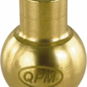 QPM PRODUCTS Round Coolant Hose Nozzle: 14 mm Nozzle Dia, Brass BB11031