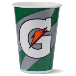 GATORADE 7 Ounce Flat Bottom Drinking Cups, 1 Case 50384SM/50306SM