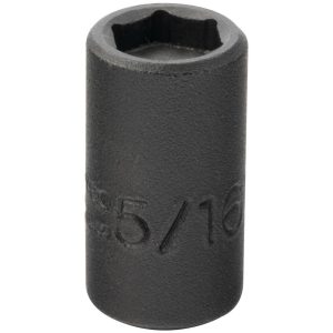 PROTO Impact Socket: 1/4" Drive, 5/16" Socket, Hex Drive J6910HF