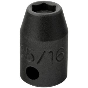 PROTO Impact Socket: 3/8" Drive, 5/16" Socket, Hex Drive J7210HF