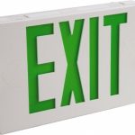 COOPER LIGHTING 1 & 2 Face Ceiling End & Wall Mount LED Combination Exit Signs APC7G