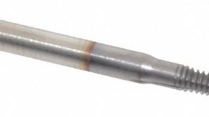 BALAX Thread Forming Tap: #4-40 UNC, 2B Class of Fit, Bottoming Chamfer, Powdered Metal High-Speed Steel, TiCN Finish 10852-81C