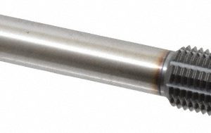 BALAX Thread Forming Tap: 1/2-20 UNF, 2B Class of Fit, Bottoming Chamfer, Powdered Metal High-Speed Steel, TiCN Finish 14202-90C