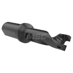 ALLIED MACHINE AND ENGINEERING Indexable Spade Drill: 0.7874 to 0.8657" Dia, 2-17/64" Max Depth, Straight Flute 60320S-100F