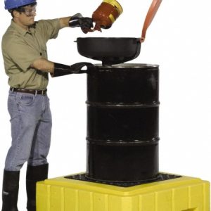 ULTRATECH Spill Pallet: 1 Drum, 62 gal, 800 lb, Polyethylene 9606