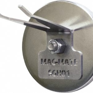 MAG-MATE 190 Lb Max Pull Force, 1/2" Overall Height, 4-29/32" Diam, Ceramic Cup Magnet SGH01
