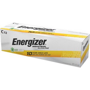 ENERGIZER Standard Battery: Size C, Alkaline EN93-CS