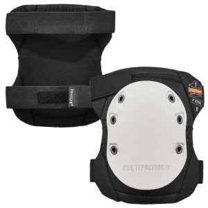 ERGODYNE Knee Pad: 2 Strap, Hook & Loop Closure, One Size Fits All 18316