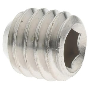 ELECTRO HARDWARE Set Screw: #10-32 x 3/16", Cup Point, Stainless Steel, Grade 303 MS51023-48