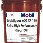 MOBIL 5 Gal Pail, Mineral Gear Oil 105880
