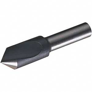 CHICAGO-LATROBE Countersink: 1/2" Head Dia, 82.00 deg Included Angle, 1 Flute, High-Speed Steel, Right Hand Cut 56740
