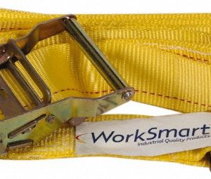 VALUE COLLECTION Polyester Ratchet Logistic Strap Tie Down: 20' Long, 1000 lb Load Capacity WS-MH-RTD-011
