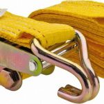 VALUE COLLECTION Polyester Ratchet Strap Tie Down: 5000 lb Breaking Strength, 1666 lb Load Capacity WS-MH-RTD-018