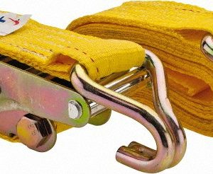 VALUE COLLECTION Polyester Ratchet Strap Tie Down: 5000 lb Breaking Strength, 1666 lb Load Capacity WS-MH-RTD-018