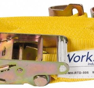 VALUE COLLECTION Polyester Ratchet Strap Tie Down: 3300 lb Load Capacity WS-MH-RTD-006