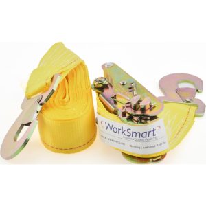 VALUE COLLECTION Polyester Ratchet Strap Tie Down: 3300 lb Load Capacity WS-MH-RTD-008