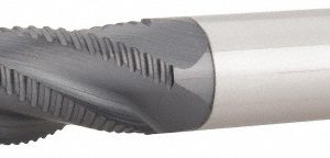 ACCUPRO Roughing End Mill: 1/2" Dia, 4 Flute, Single End, Solid Carbide 2500446