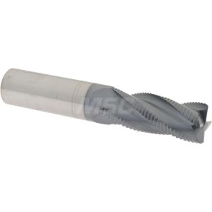 ACCUPRO Roughing End Mill: 5/8" Dia, 4 Flutes, Single End, Solid Carbide 2500059