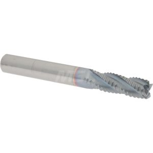 ACCUPRO Roughing End Mill: 5/16" Dia, 4 Flutes, Single End, Solid Carbide 2500073