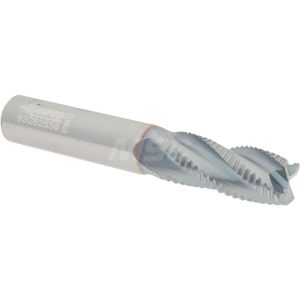 ACCUPRO Roughing End Mill: 7/16" Dia, 4 Flutes, Single End, Solid Carbide 2500147