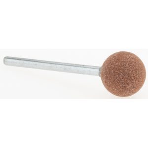 NORTON Mounted Point: 1/2" Thick, 1/8" Shank Dia, B121, Medium Fine 61463624468
