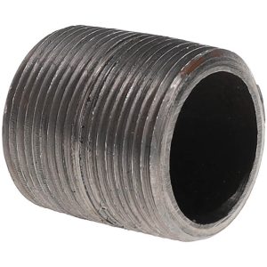 VALUE COLLECTION Black Pipe Nipple: 1-1/4" Dia, Schedule 80 586-001XSBC