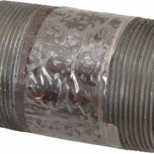 VALUE COLLECTION Black Pipe Nipple: 2" Dia x 3-1/2" Long, Schedule 80 288.9BLKBN80