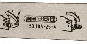 SECO 150.10A Double End Neutral Indexable Cutoff Blade 02578590