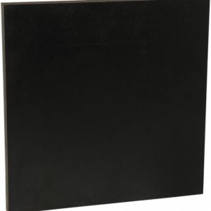 USA INDUSTRIALS Plastic Sheet: Recycled UHMWPE, 1/2" Thick x 48" Wide x 8' Long, Black PS-UHMW-RCY-20
