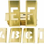 ABILITYONE Brass Stencils 7520002987044