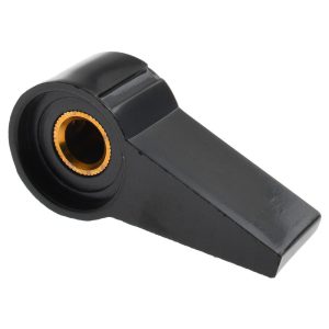 GIBRALTAR 1-5/8" Dia, 5/8" High, 1/4 x 17/32" Hole, Pointer Control Knob G10-1214-A