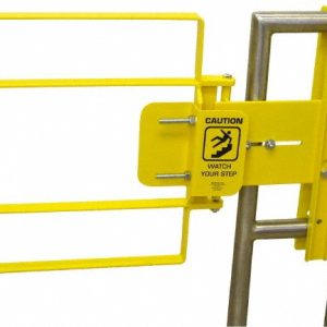 FABENCO Powder Coated Carbon Steel Self Closing Rail Safety Gate XL71-21PC