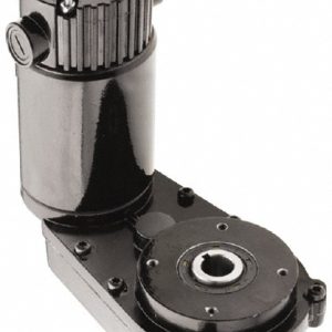 BISON GEAR Parallel Gear Motor: 1.3 RPM, 1,100 in/lb Max, Hollow Shaft, Right Angle 011-562-1397