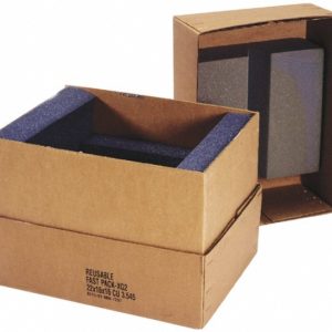 ABILITYONE Horizontal Shipping Box: 22" Long, 16" Wide, 16" High 8115010067257