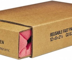 ABILITYONE Folded Shipping Box: 10" Long, 10" Wide, 3" High 8115010571244
