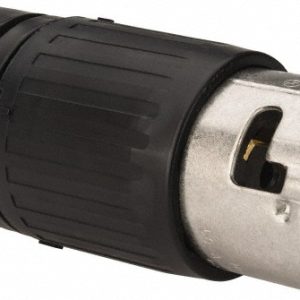HUBBELL WIRING DEVICE-KELLEMS Locking Inlet: Plug, Industrial, Non-NEMA, 480V, Black & White CS8165C