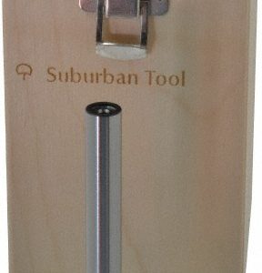 SUBURBAN TOOL 1/2" Cylinder Dia, 1-7/16" Base Dia, 4-1/4" High, Magnetic Base, Steel Cylinder Square MCS-4