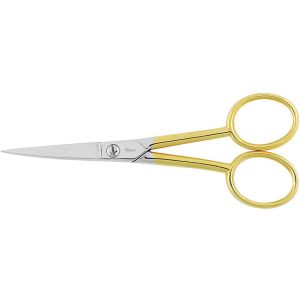 CLAUSS Gold-Line Scissors: 5-1/2" OAL, Steel Blades 12970