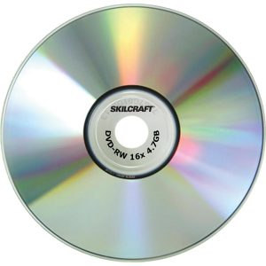 ABILITYONE Office Machine Supplies: CD-RW Disc, Gray 7045015155371