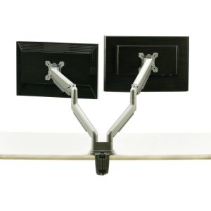 ABILITYONE Office Machine Supplies: Monitor Mount, Black & Silver 7110016915485