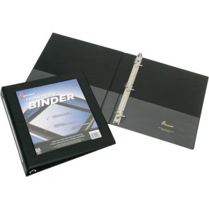 ABILITYONE 3 Hole Binder: Black 7510014621389