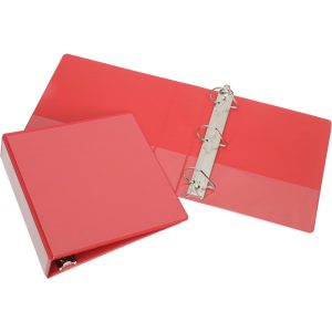 ABILITYONE Ring Binders; Binder Type: 3 Hole Binder ; Color: Red ; UNSPSC Code: 44122003 7510014171879