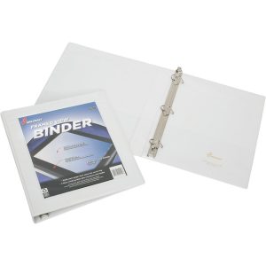 ABILITYONE Ring Binders; Binder Type: 3 Hole Binder ; Color: White ; UNSPSC Code: 44122003 7510014621391