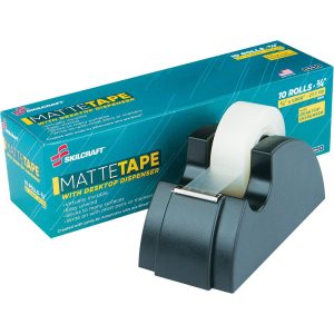 ABILITYONE Tabletop Tape Dispensers; Style: Single Roll ; Mount Type: Table; Desk ; Tape Core Diameter: 1 ; Tape Width: 3/4 ; UNSPSC Code: 24102202 7510015806224