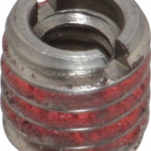 E-Z LOK Thread Locking Insert: 1/4-20 Internal Thread, 7/16-14 External Thread, UNC, 7/16" OAL, Self-Lock Wall 303-4