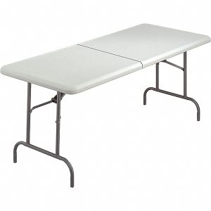 ABILITYONE Folding Table: 71" OAW, 29" OAH 7110016716415
