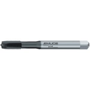 EMUGE Spiral Point Tap: M10x1.5 Metric, 3 Flutes, Plug Chamfer, 6H Class of Fit, High-Speed Steel-E, GLT-1 Coated B020C300.0100