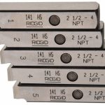 RIDGID Thread Chaser: 2-1/2 - 8 - 4-8 NPT, 15 &deg; Hook Angle, Right Hand 38120