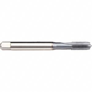 EMUGE #6-32 Modified Bottoming RH 2B H4 TiCN Cobalt 3-Flute Straight Flute Machine Tap BU109101.5005