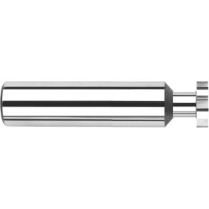 HARVEY TOOL Woodruff Keyseat Cutter: 1/2" Cut Dia, 1/32" Cut Width, 1/2" Shank Dia, Straight Tooth 71210